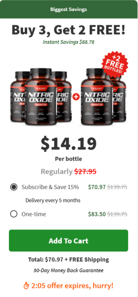 Nitric Oxide Package Price